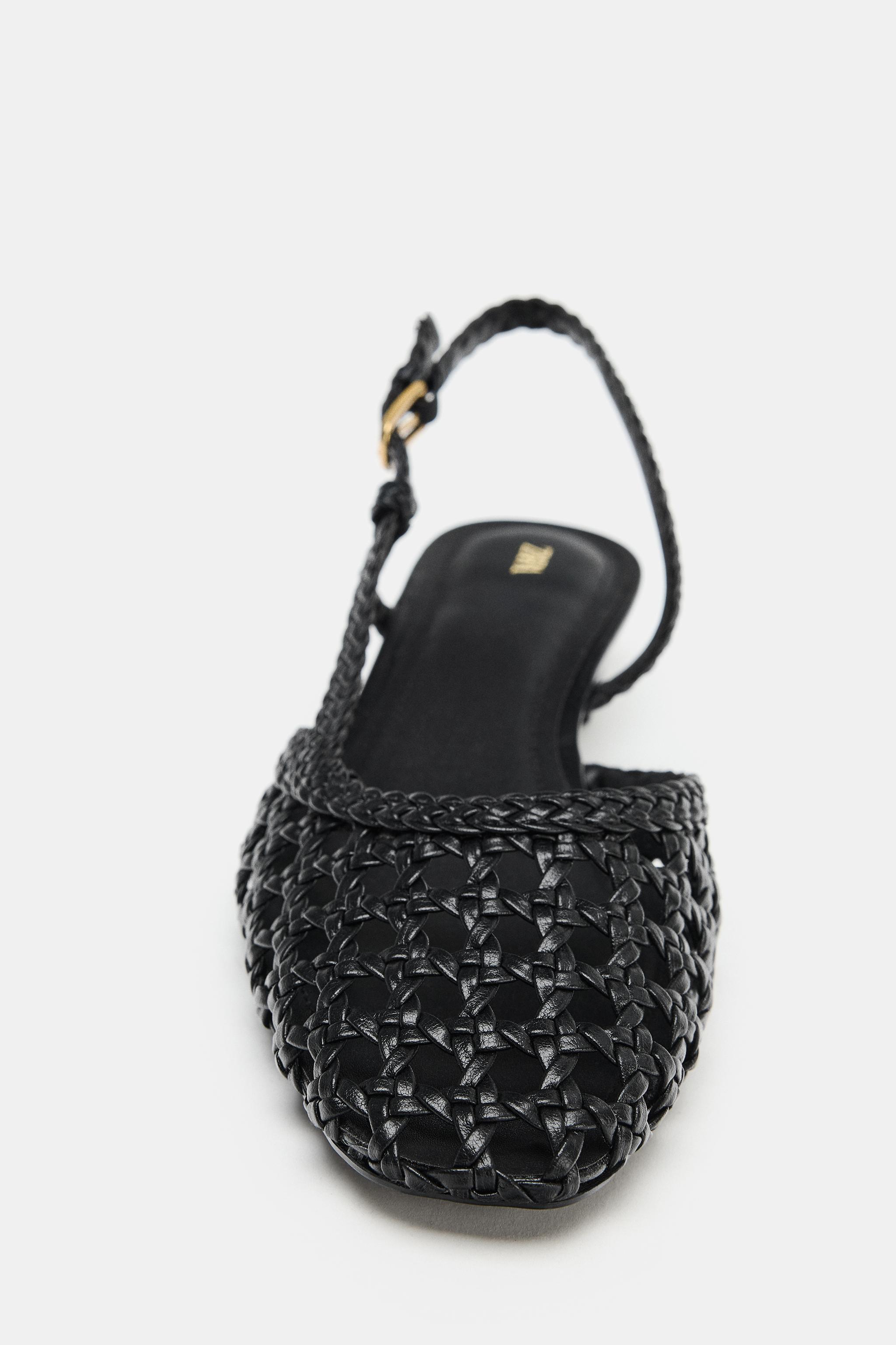 WOVEN SLINGBACK SHOES